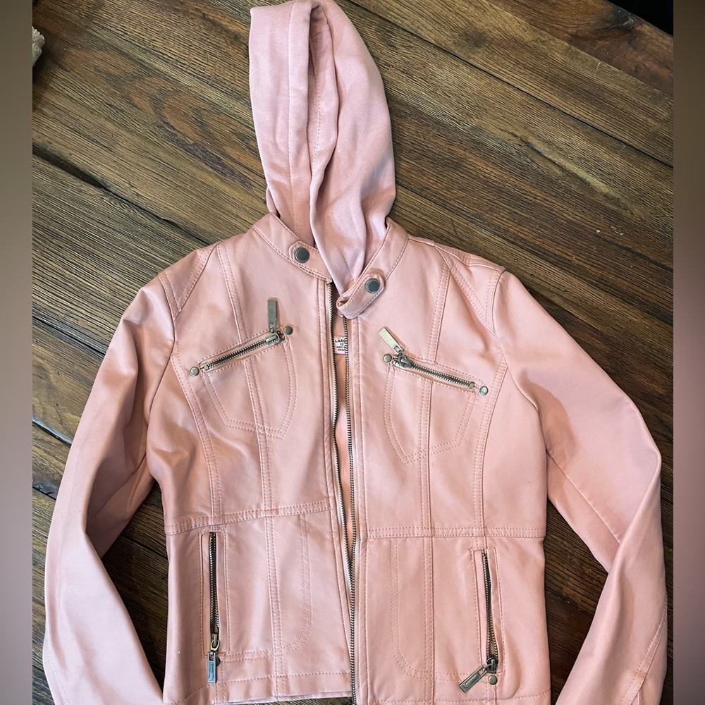 Kids Faux Leather Jacket